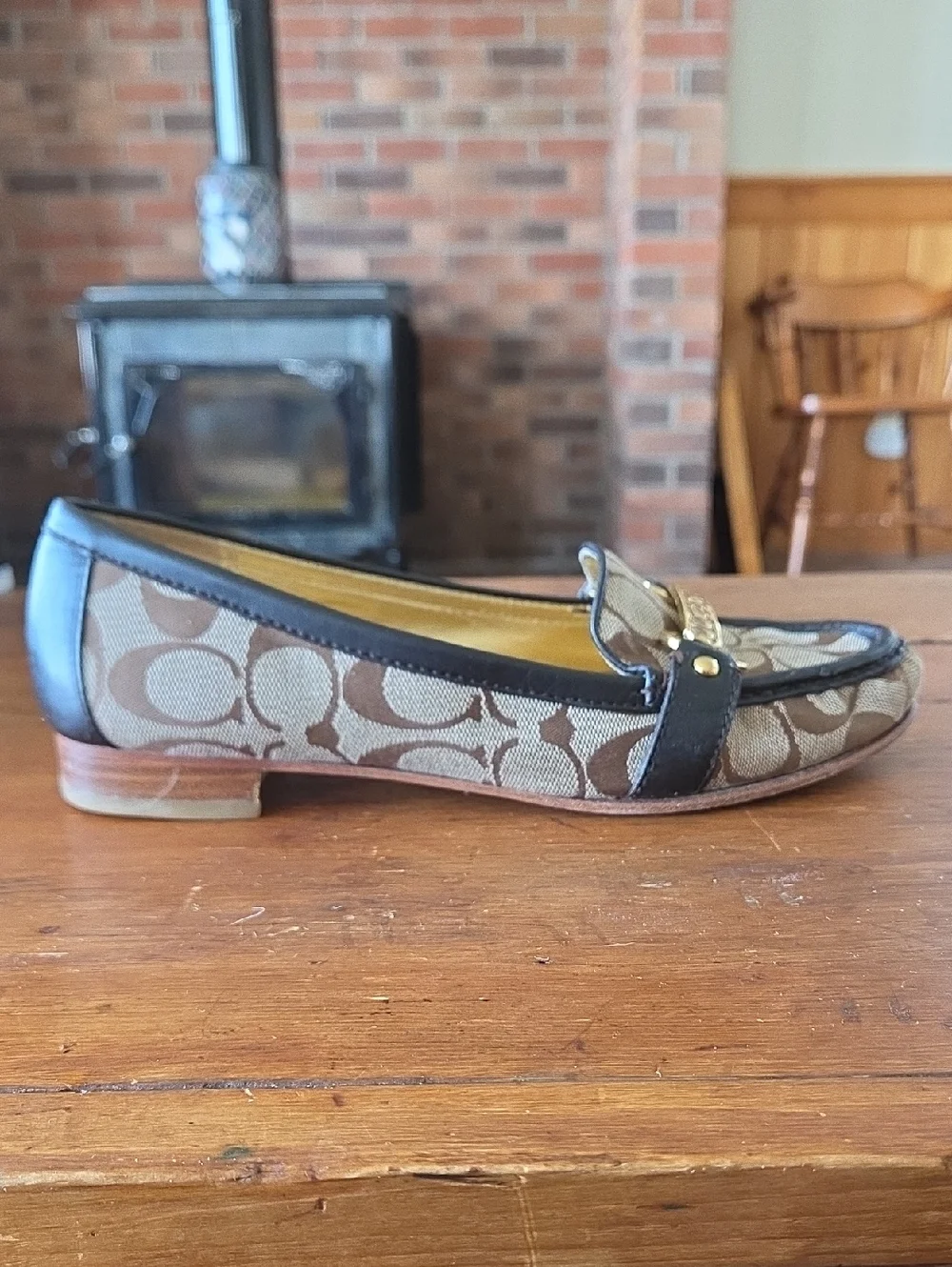 Coach Eileen Heeled Flats Size 7.5 - Picture 7 of 11